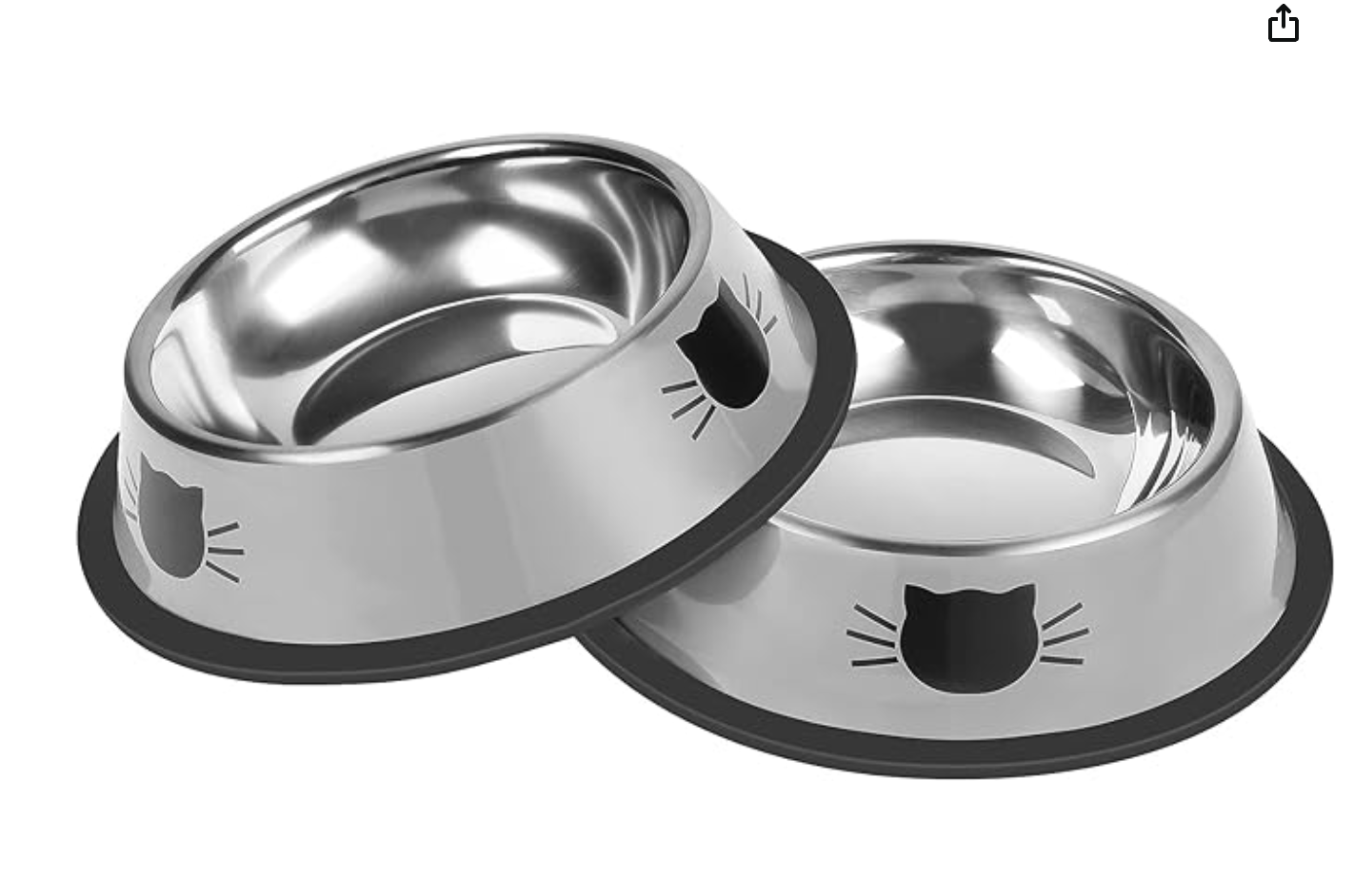 stainless steel cat bowls 